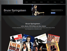 Tablet Screenshot of bruce-springsteen.dk